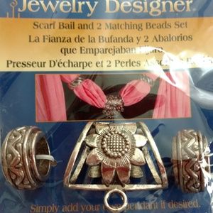 Three Piece Scarf Jewelry